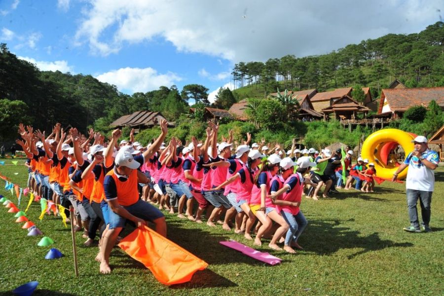 Cu Lan Village is perfect for team building activities with friends or family