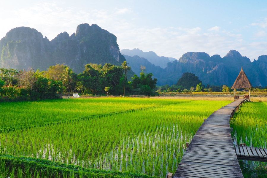 In a fast-paced world, cycling in Laos gives you the chance to slow down