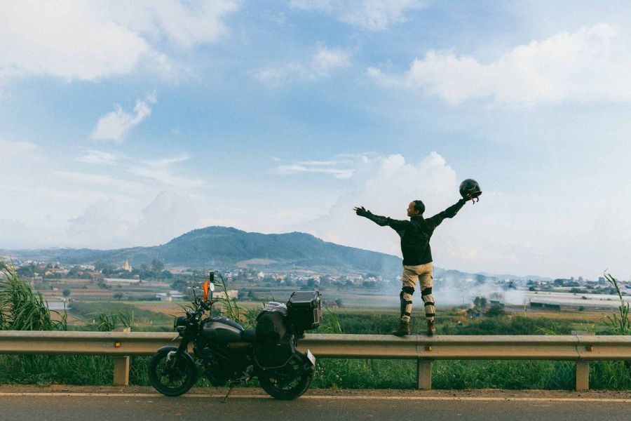  A motorbike trip is the perfect choice