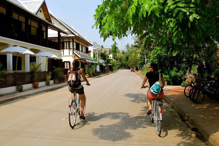 Laos cycling tour is one of the most sustainable travel options