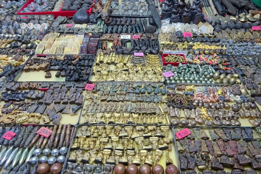 The Amulet Market in Bangkok
