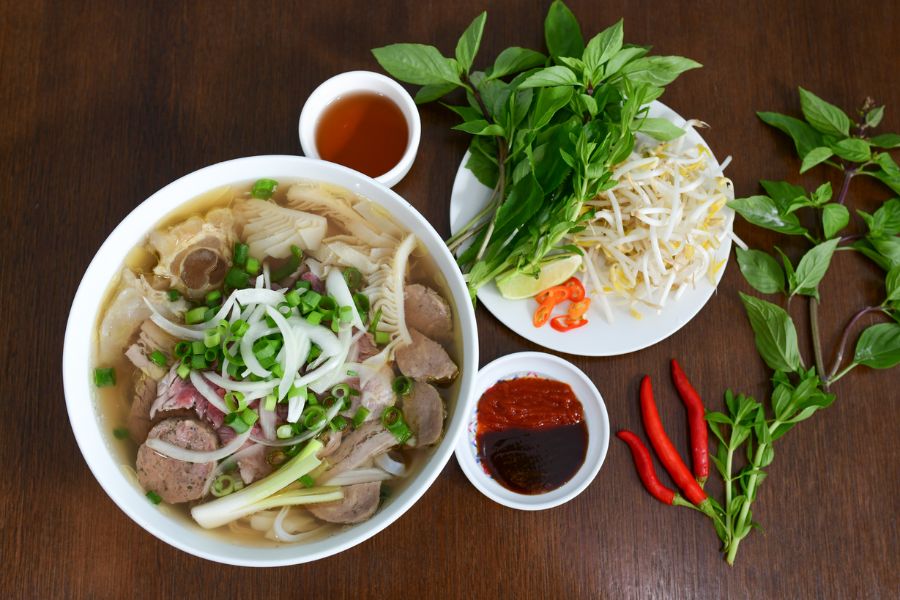 With only 30000 to 50000 Vietnamese Dong you can enjoy a steaming bowl of pho