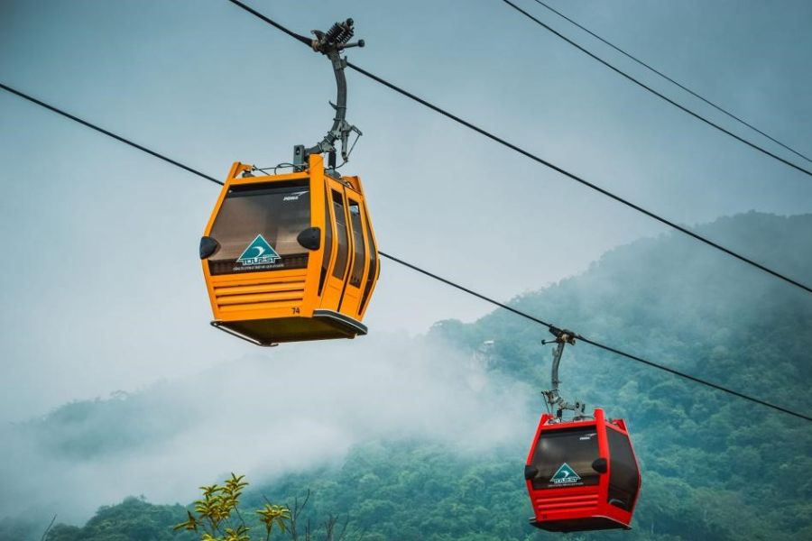 For a more relaxed option, take the cable car and enjoy sweeping view