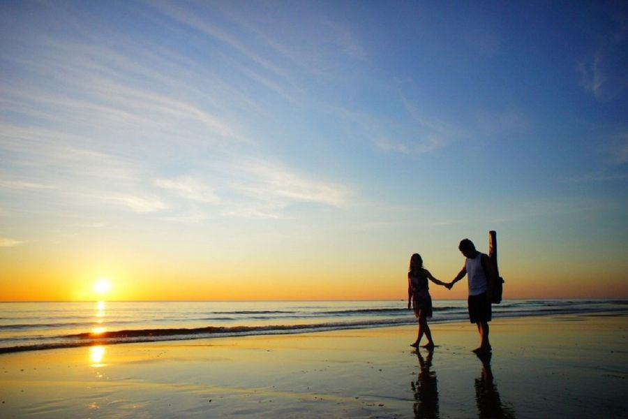 Stroll Barefoot on the Sand