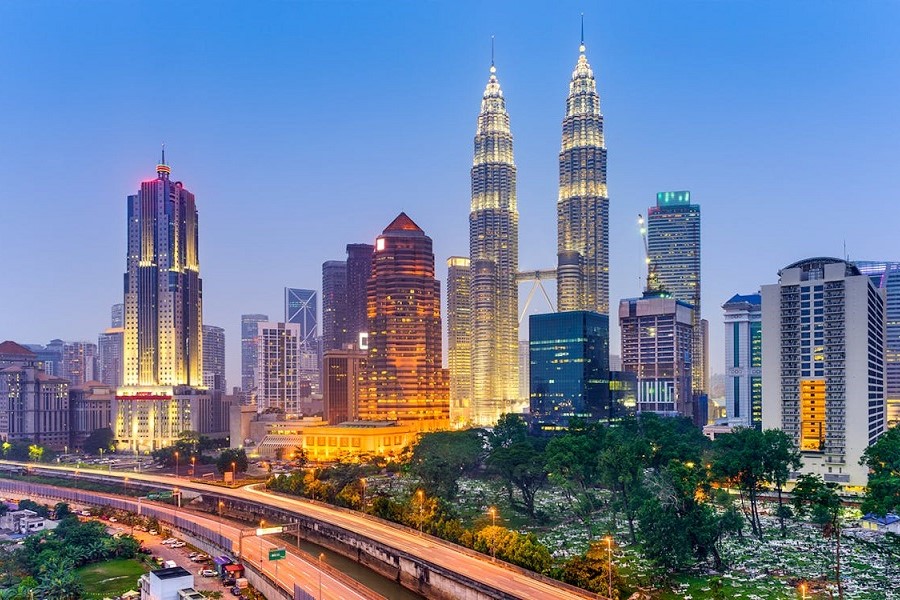 The iconic Petronas Twin Towers