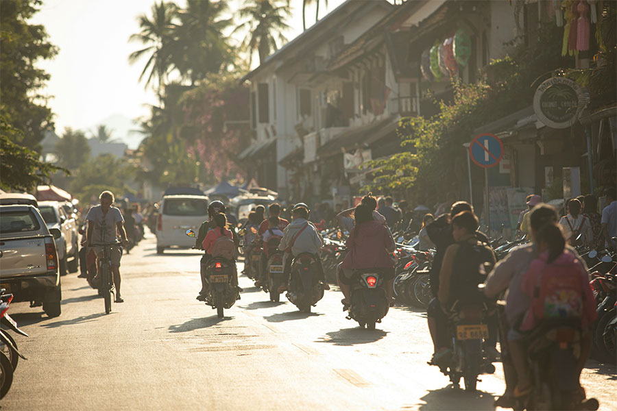 A normal day in Laos