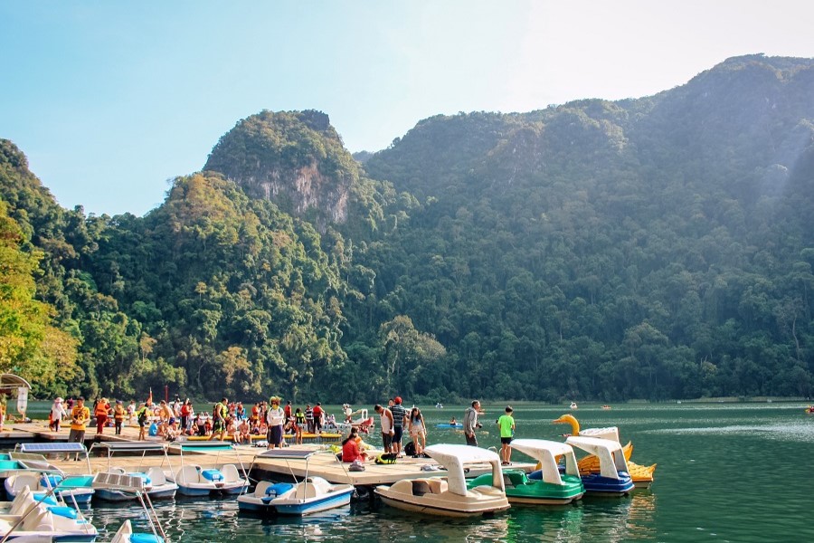 Take an island-hopping tour to explore Langkawi’s surrounding islands