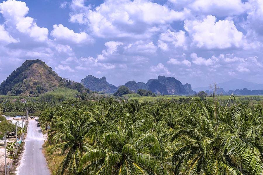 The best time for island hopping is the dry season