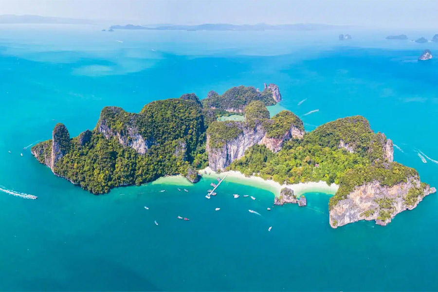 Hong Island from above