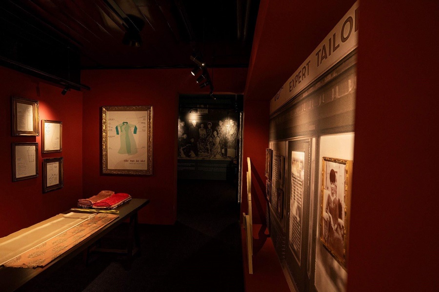 An exhibition space in the Lam Vien Museum