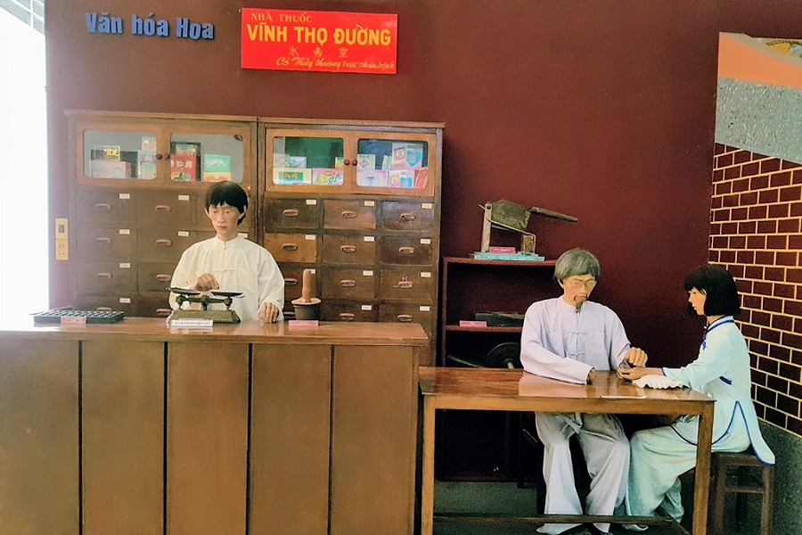 A display section in Can Tho Museum