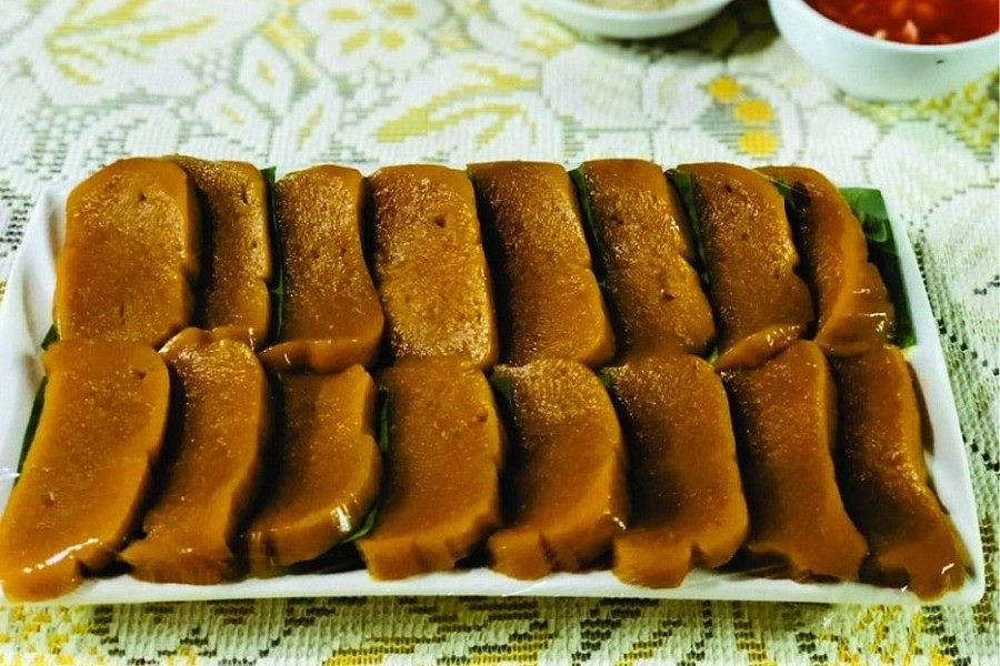Pumpkin cake, a specialty in Lang Son
