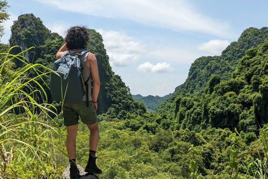 Trekking through the Cat Ba National Park is a worthwhile experience
