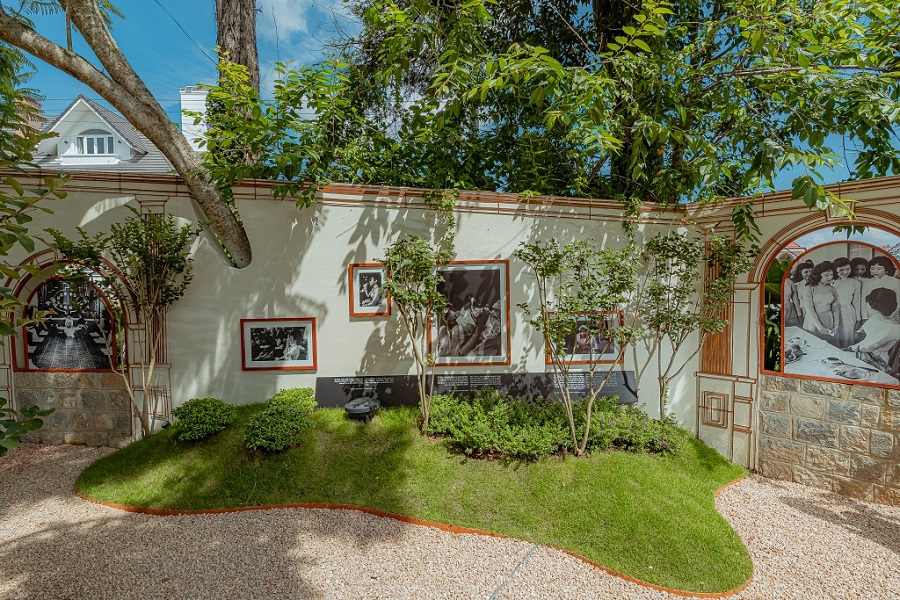 The Memory Garden displays images of Tran Le Xuan and her activities