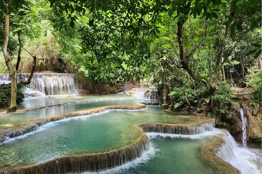 You can take day trips from Luang Prabang even without a guide