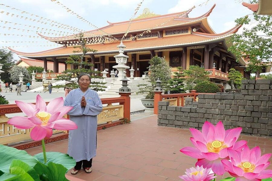 An Tam Monastery is a mediation place for female Buddhists. Source: Truc Lam Tay Thien Facebook Fanpage