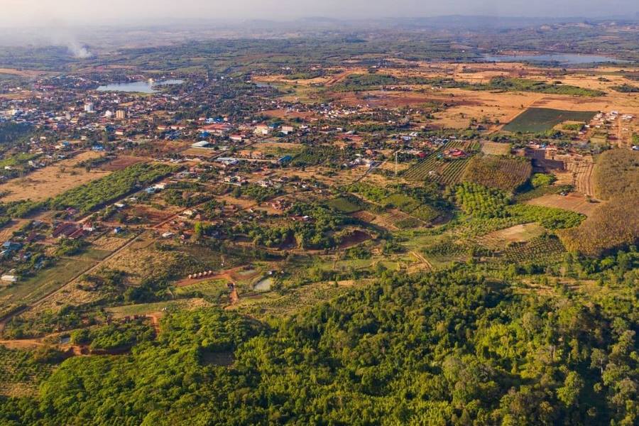 Banlung, the capital of Ratanakiri province in northeastern Cambodia