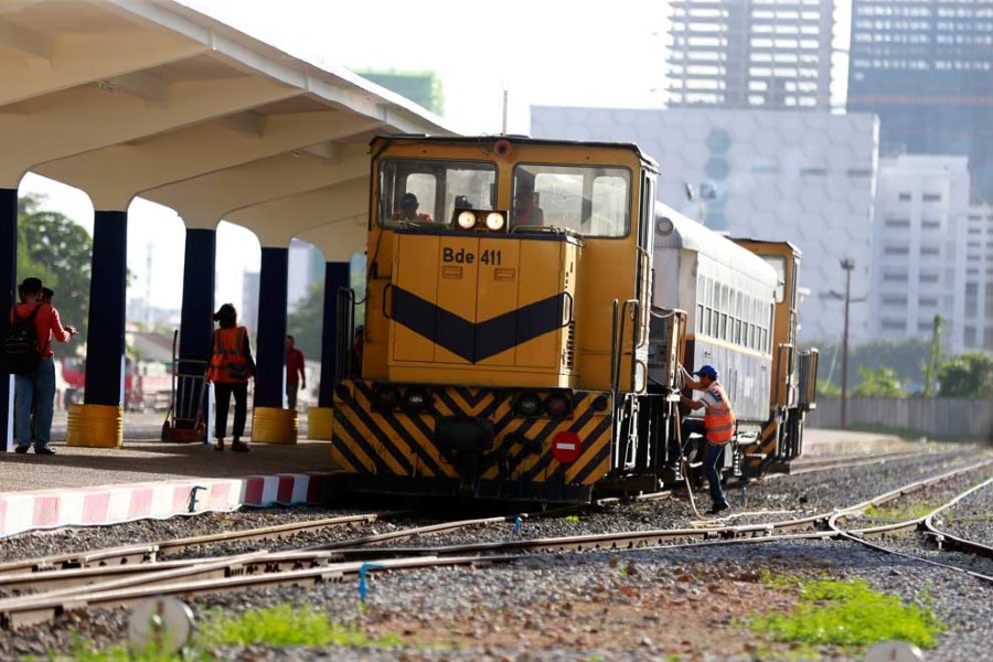 You can go by motorbike, shared taxi or train