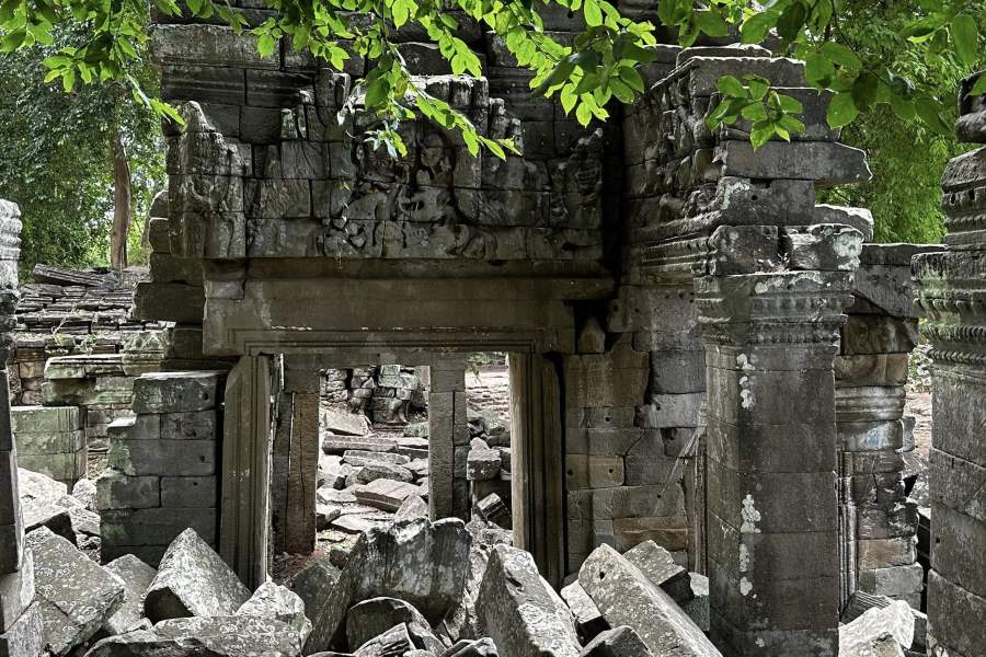 The Banteay Chhmar temple complex was built from the late 12th to early 13th century 