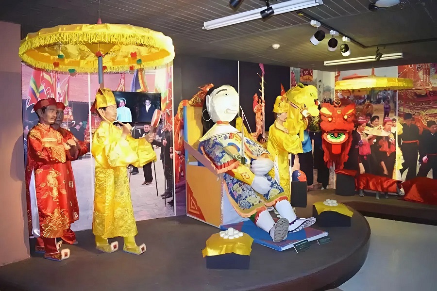 A corner of the Center for Culture and Sports of Ethnic Minorities