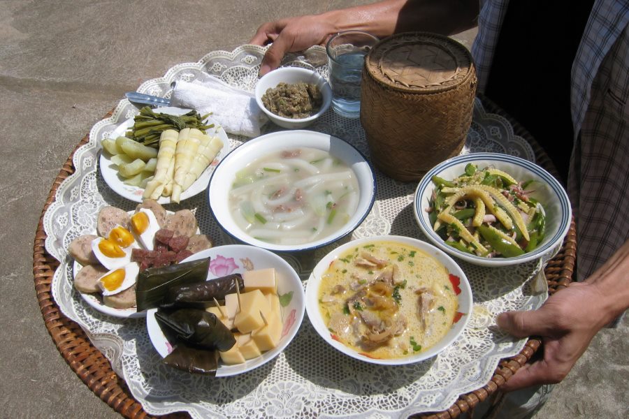 Boun Khao Salak special meal