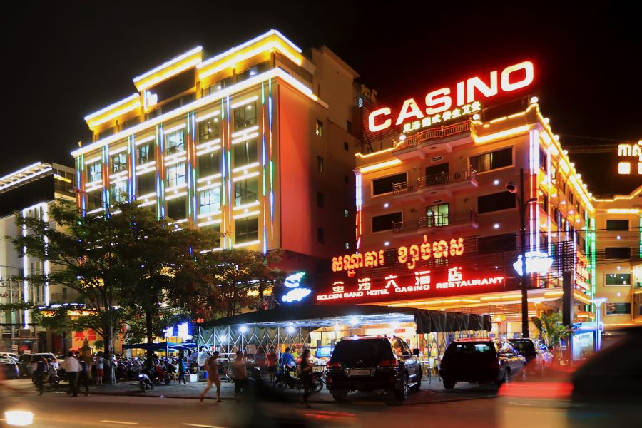 Casinos and nightclubs are very popular in Cambodia