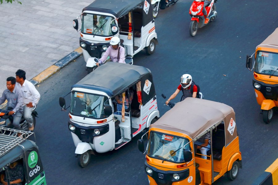  Tuk-tuks are easily located because they are so common