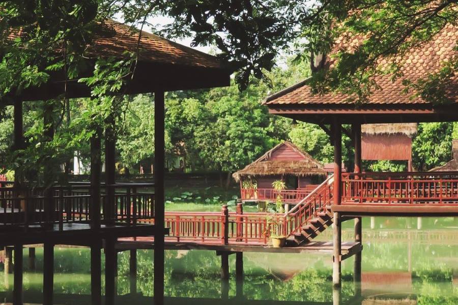 The Cambodian Cultural Village in Siem Reap opened in 2003 