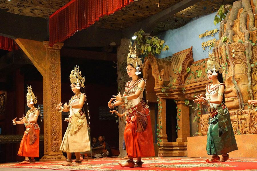 Siem Reap is not only famous for its ancient temples but also for its vibrant cultural performances that showcase the rich traditions and history of the Khmer people