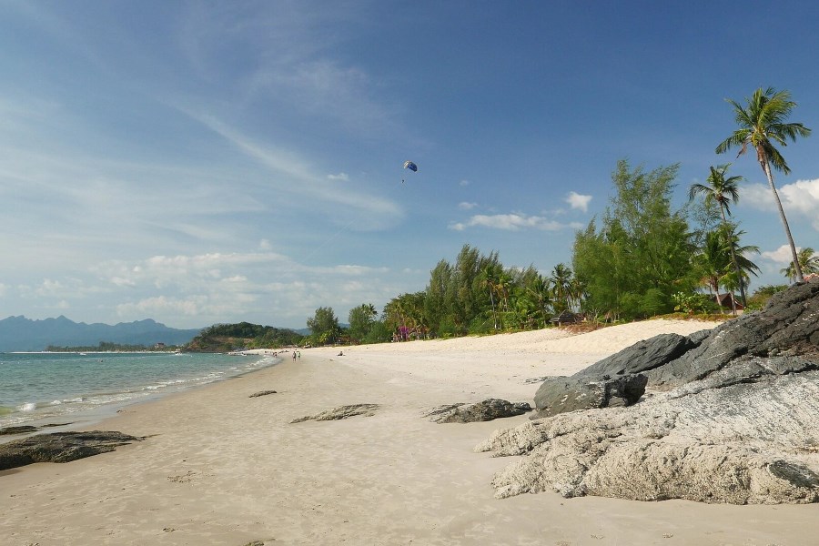 Cenang Beach in Langkawi malaysia