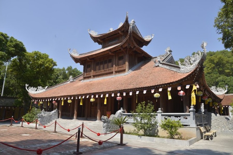 A corner of Con Son Pagoda in the Con Son – Kiep Bac Complex