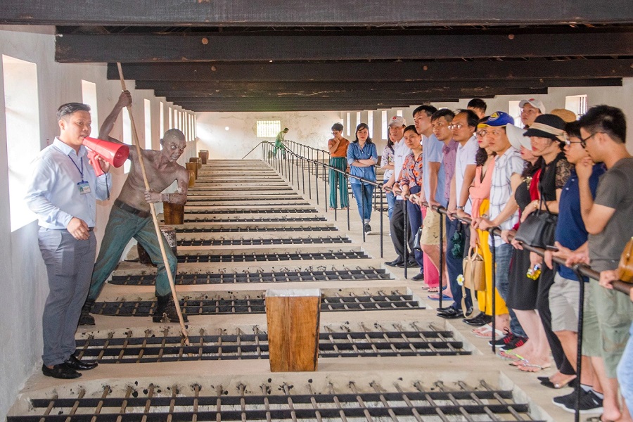 Most tours at Con Dao Prison Complex highlight the “tiger cages” and detention wards