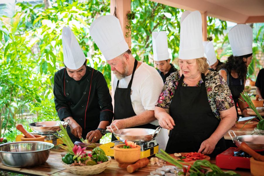 Cambodia has developed cooking classes