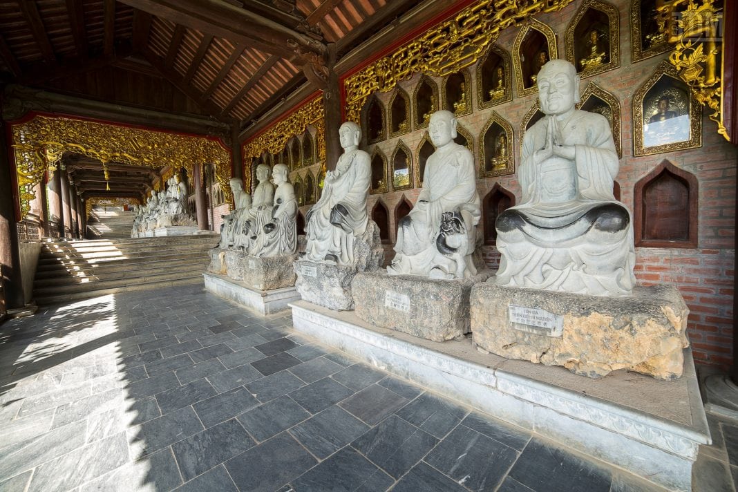 Corridor with Arhat Statues