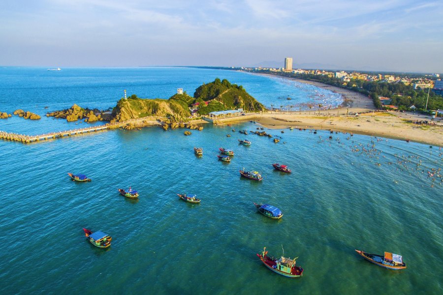 Cua Lo Beach is one of the most attractive tourist destinations