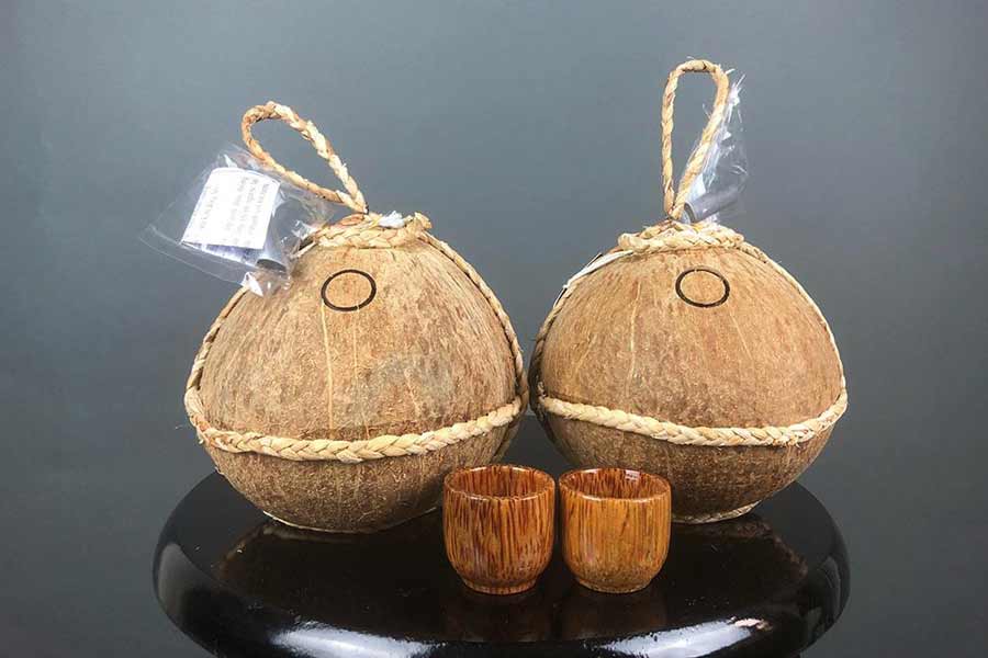 Coconut wine is a unique and traditional beverage found in various regions, including some areas of Vietnam, such as the Son Tra Peninsula