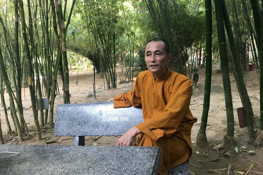 Every time you come here, if you have the opportunity, you can come and talk to the monk