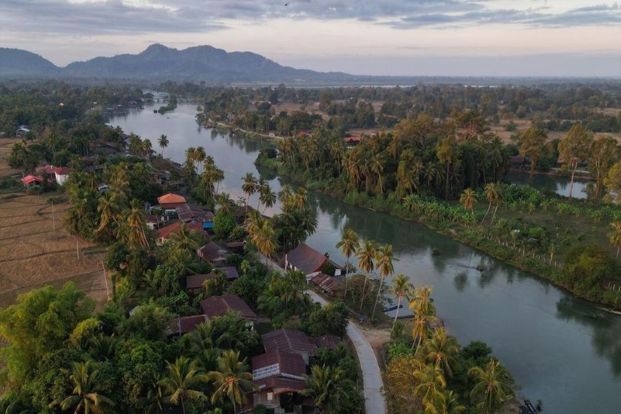 Don Khong Island is a peaceful paradise on the Mekong River 