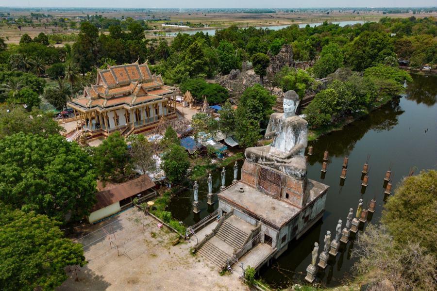 Ek Phnom Temple, a historic temple located in Cambodia