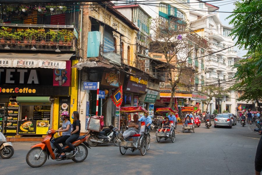 Hanoi Old Quarter is a fascinating area of the city (Cre: iVIVU)