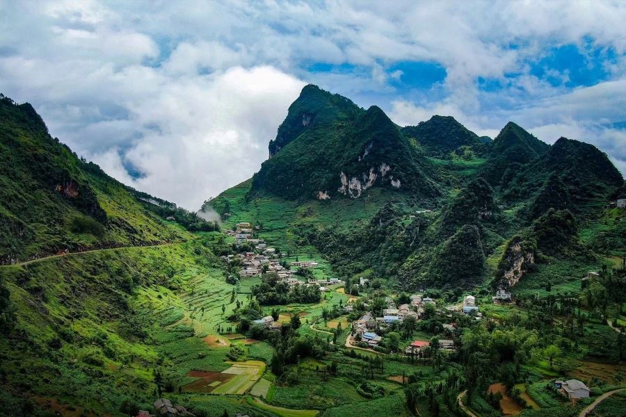 Ha Giang from above