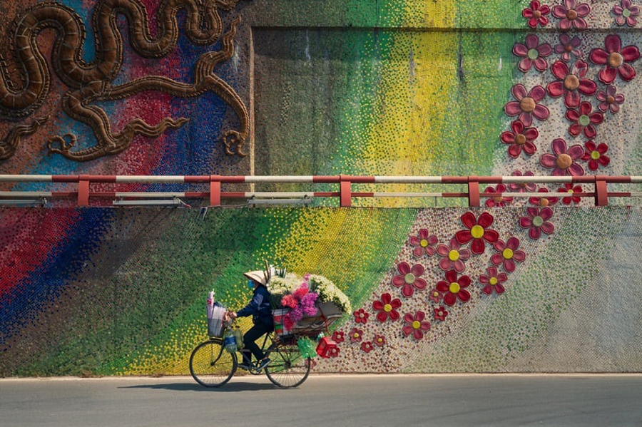 Hanoi Ceramic Mosaic Mural