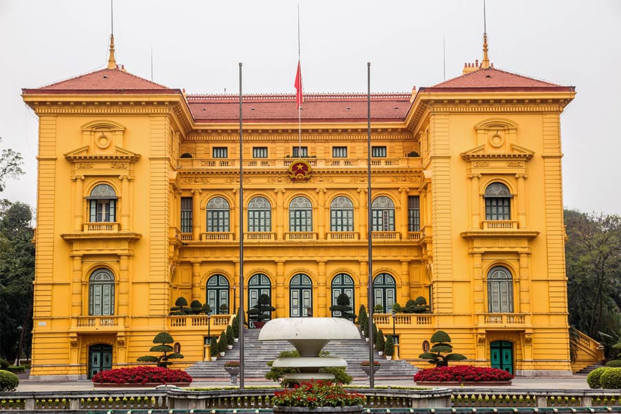 Ho Chi Minh Mausoleum: Presidential Palace