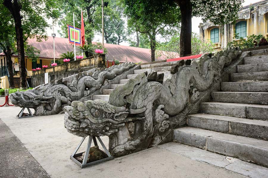 Kinh Thien Palace at Imperial Citadel of Thang Long - Hanoi