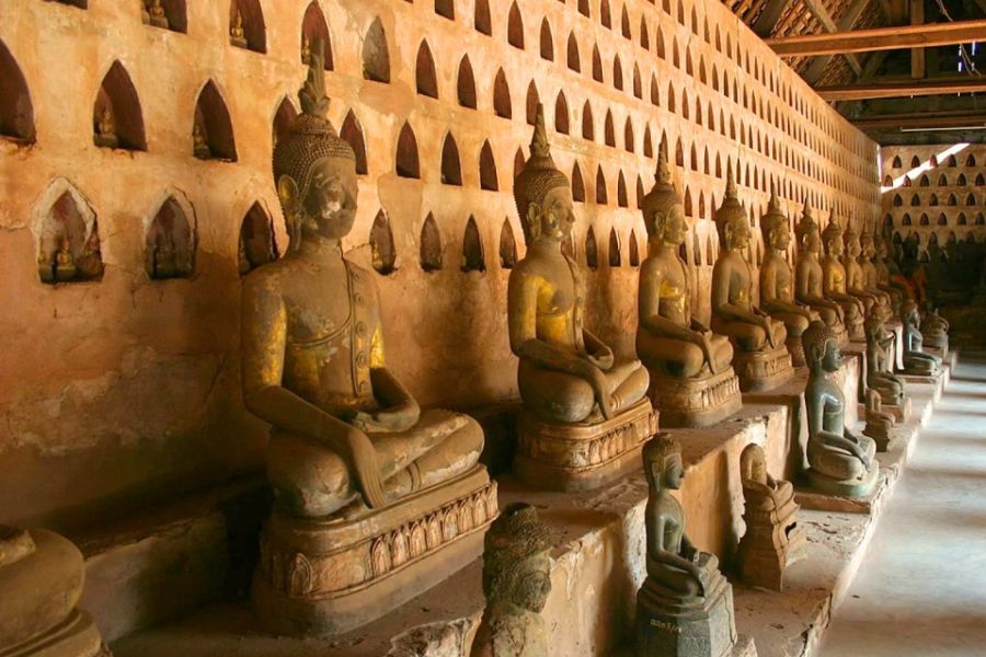 Buddha statues are symbols of Sisaket's history and culture.