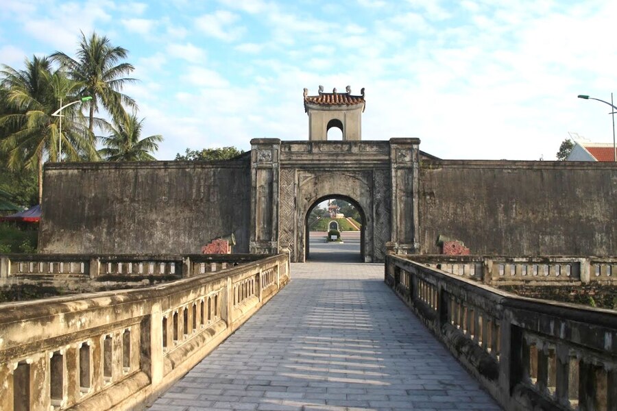 A gate leading into Quang Tri Citadel