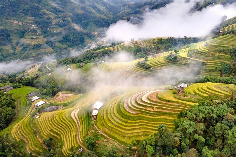 Hoang Su Phi in Ha Giang Province