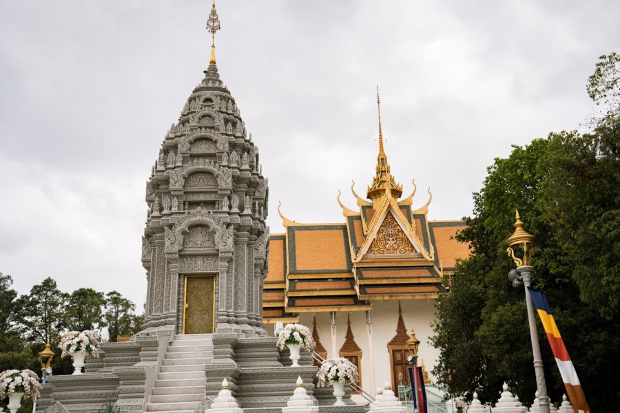 Tourists visiting the Royal Palace can also explore the Silver Pagoda