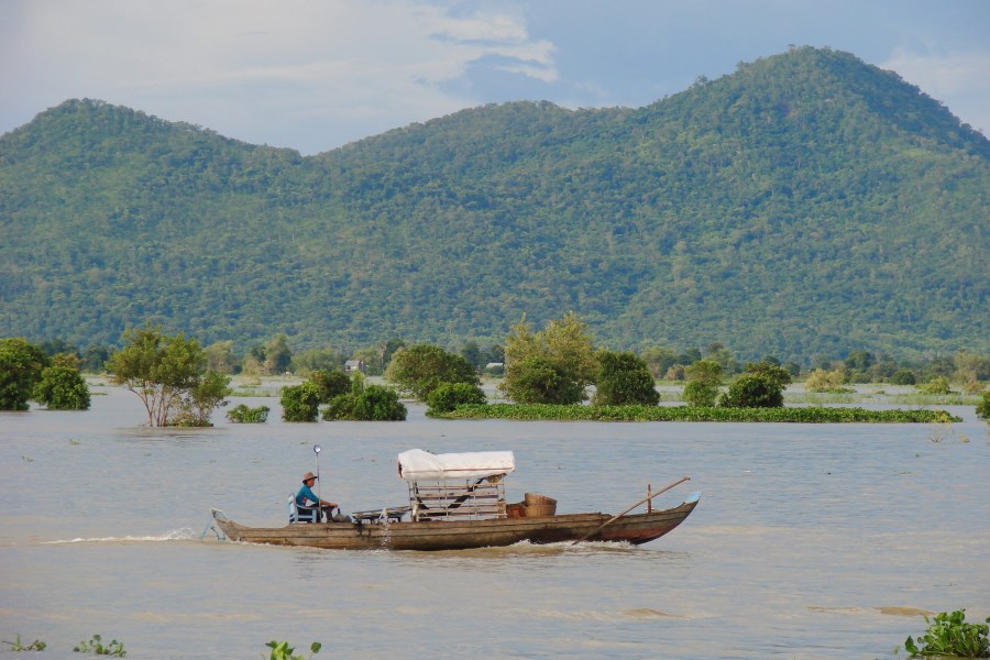 Phnom Neang Kong Rei, also known as the Mountain of the Sleeping Lady 