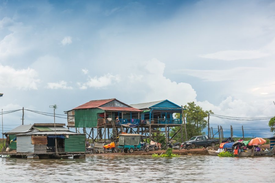 You will also need a boat to explore the floating village